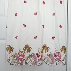 Sz 8 I In Other Words River Island Soft Cotton Embroidered Maxi Dress